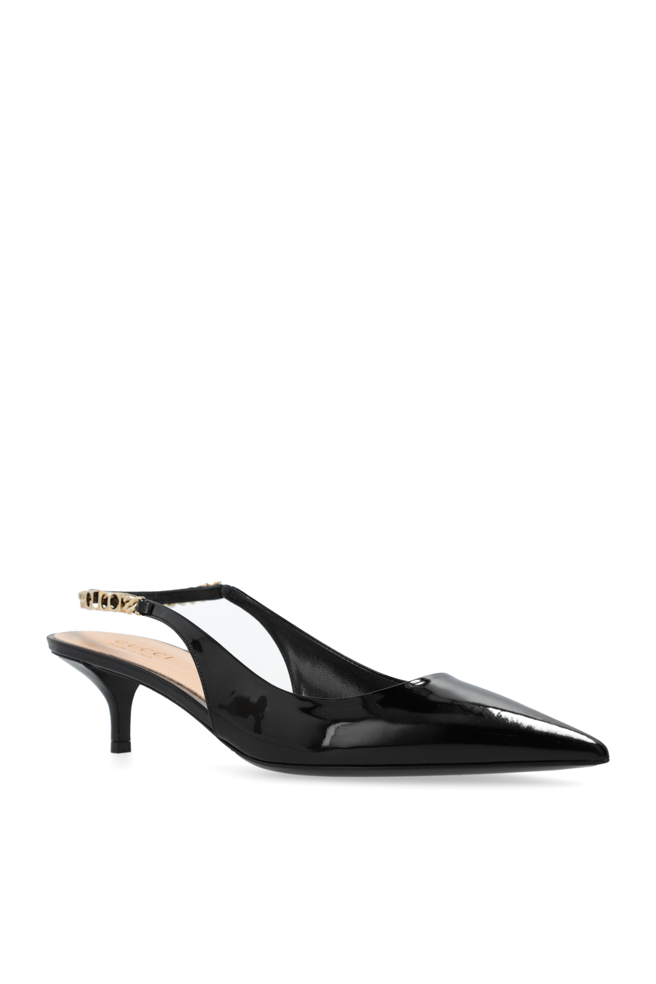 ☆新品☆GUCCI☆20/21秋冬】MID-HEEL SLIDE W CHAIN